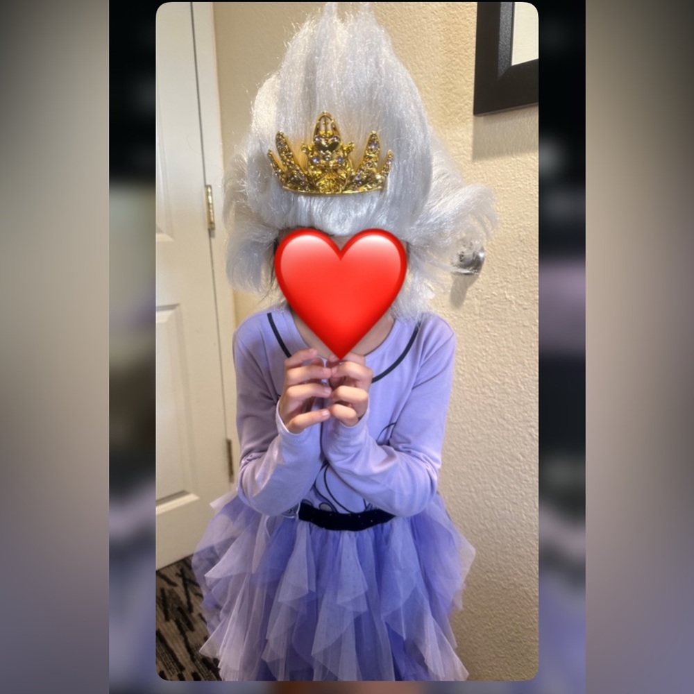 Disney Villains Girls Purple Ursula The Little Mermaid Party Dress